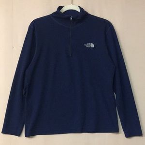 Vintage The North Face El Cap Shirt Half Zip in Navy. Sz M